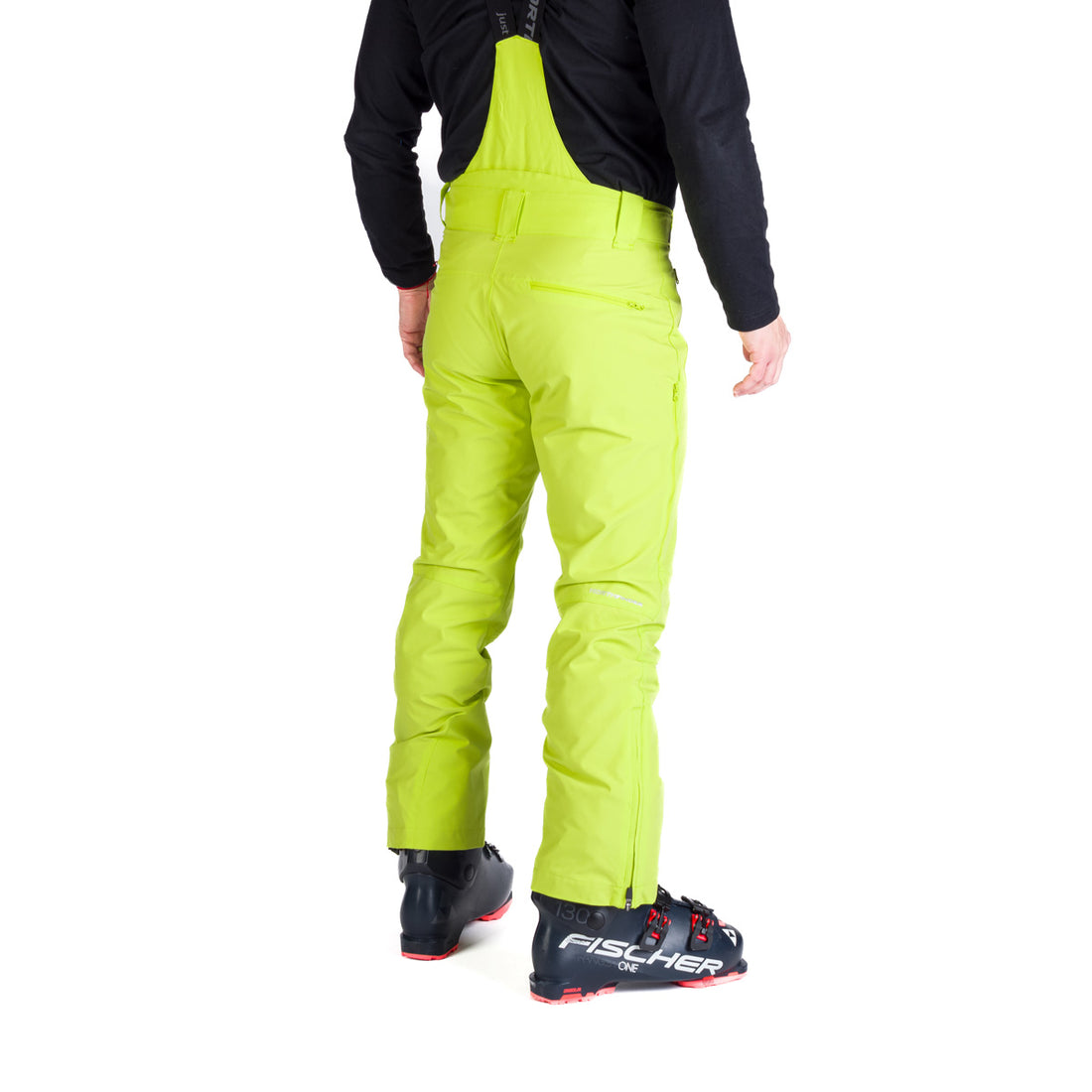 Men's comfortable ski pants regular cut with detachable straps WILFRED