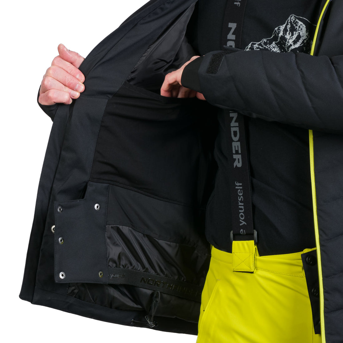 Men's ski insulated comfortable jacket VITTORIO