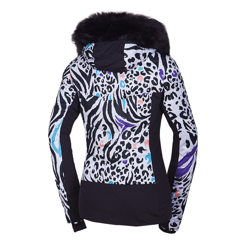 Women's all-over printed insulated jacket VIVIAN1