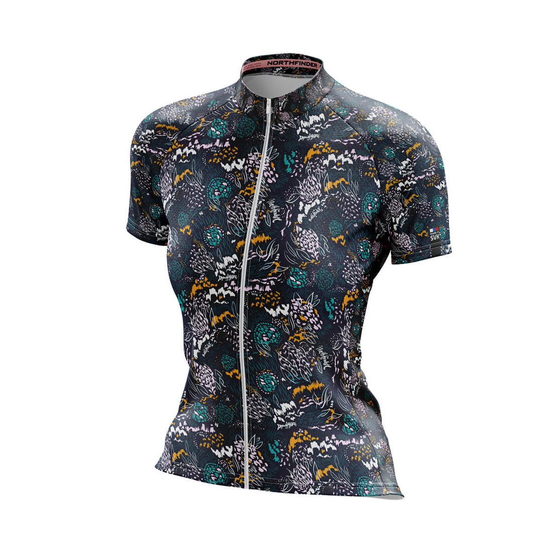 Women's cycling jersey sea-floral limited ECO series SARA
