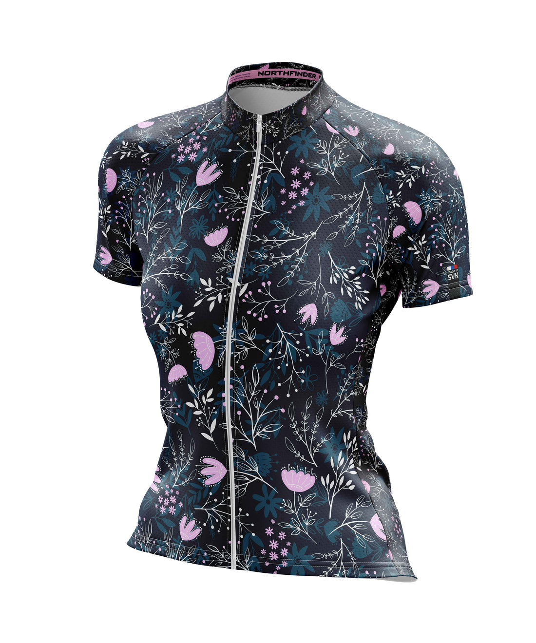 Women's cycling jersey sea-floral limited ECO series SARA