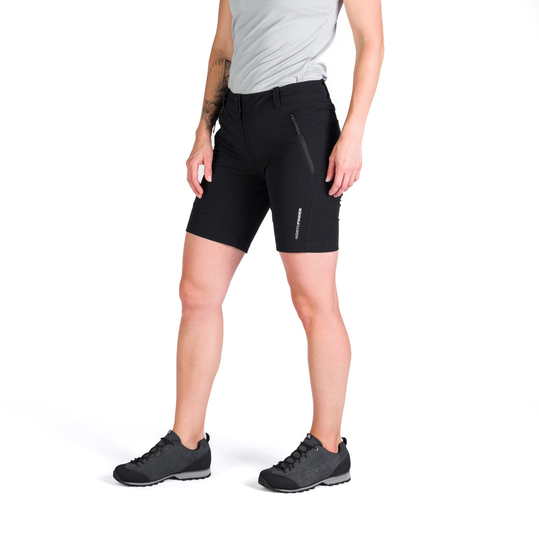 Women's hiking elastic light shorts GLENDA