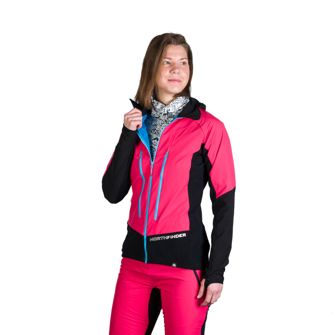Women's hybrid ski-touring jacket Polartec® KRIZNA 2