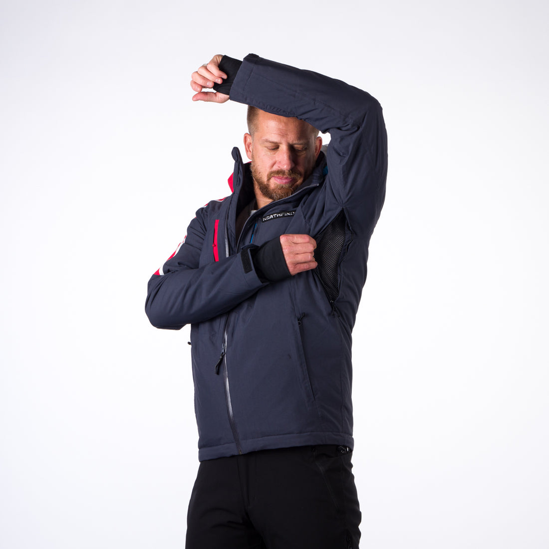BU-36528SNW men's ski jacket BU-36528SNW