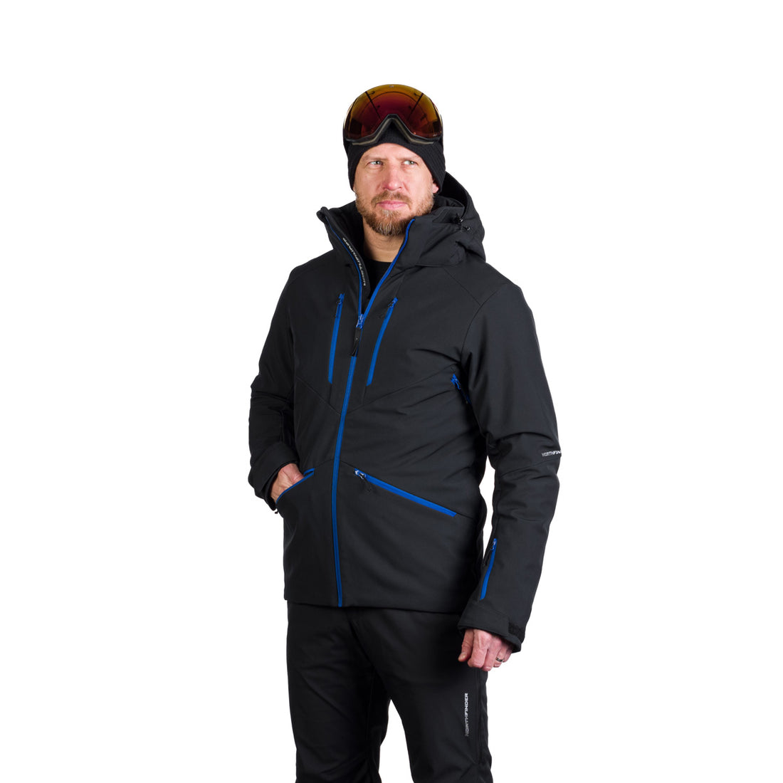 BU-5263SNW men's ski softshell insulated jacket ALPHONSE
