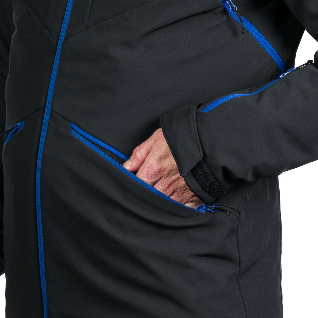 BU-5263SNW men's ski softshell insulated jacket ALPHONSE