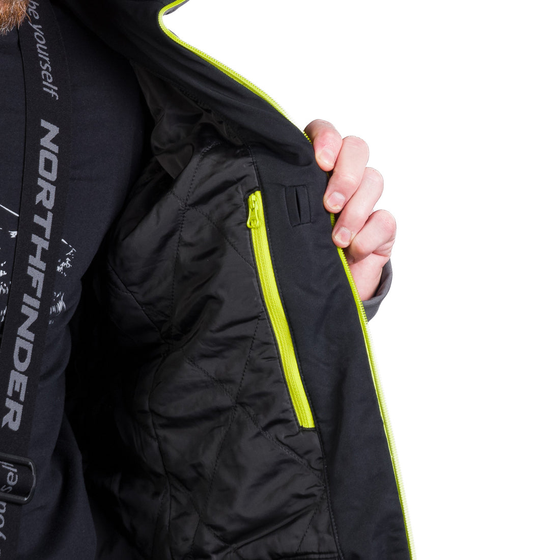 BU-5263SNW men's ski softshell insulated jacket ALPHONSE