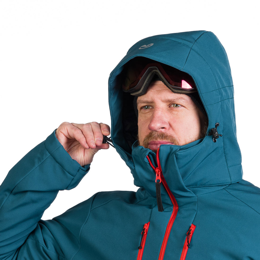 BU-5263SNW men's ski softshell insulated jacket ALPHONSE