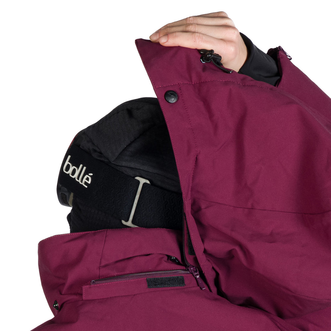 BU-6259SNW women ski trendy prolonged jacket LAURI