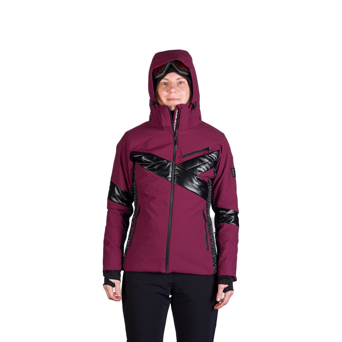 BU-6259SNW women ski trendy prolonged jacket LAURI