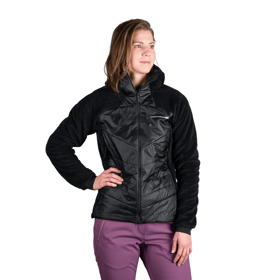 BU-6336OR women's hybrid outdoor jacket TAMMI