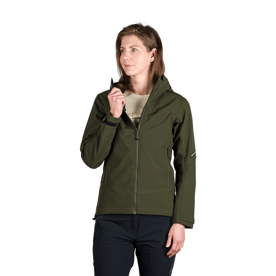 BU-6338OR women's travel softshell jacket 3L TIFFANI