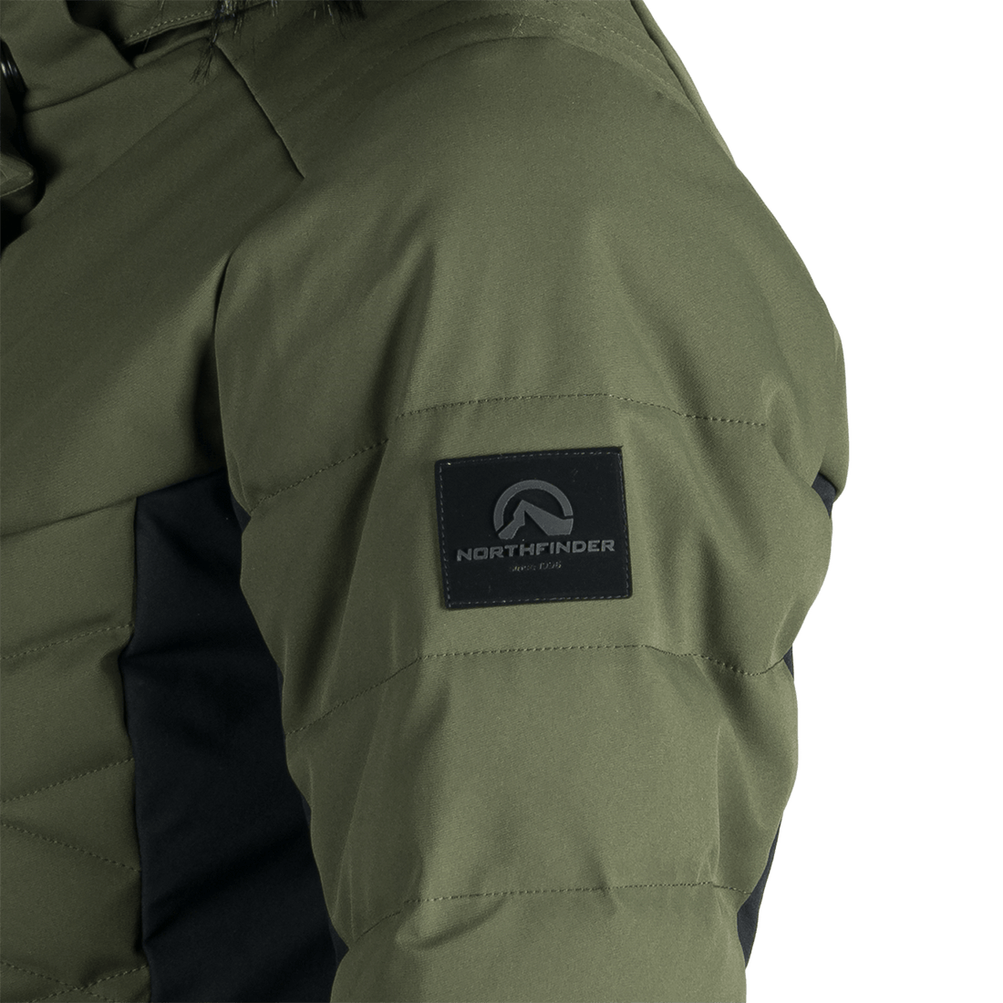 BU-6349SNW women's ski insulated trendy jacket with fur ABIGAYLE