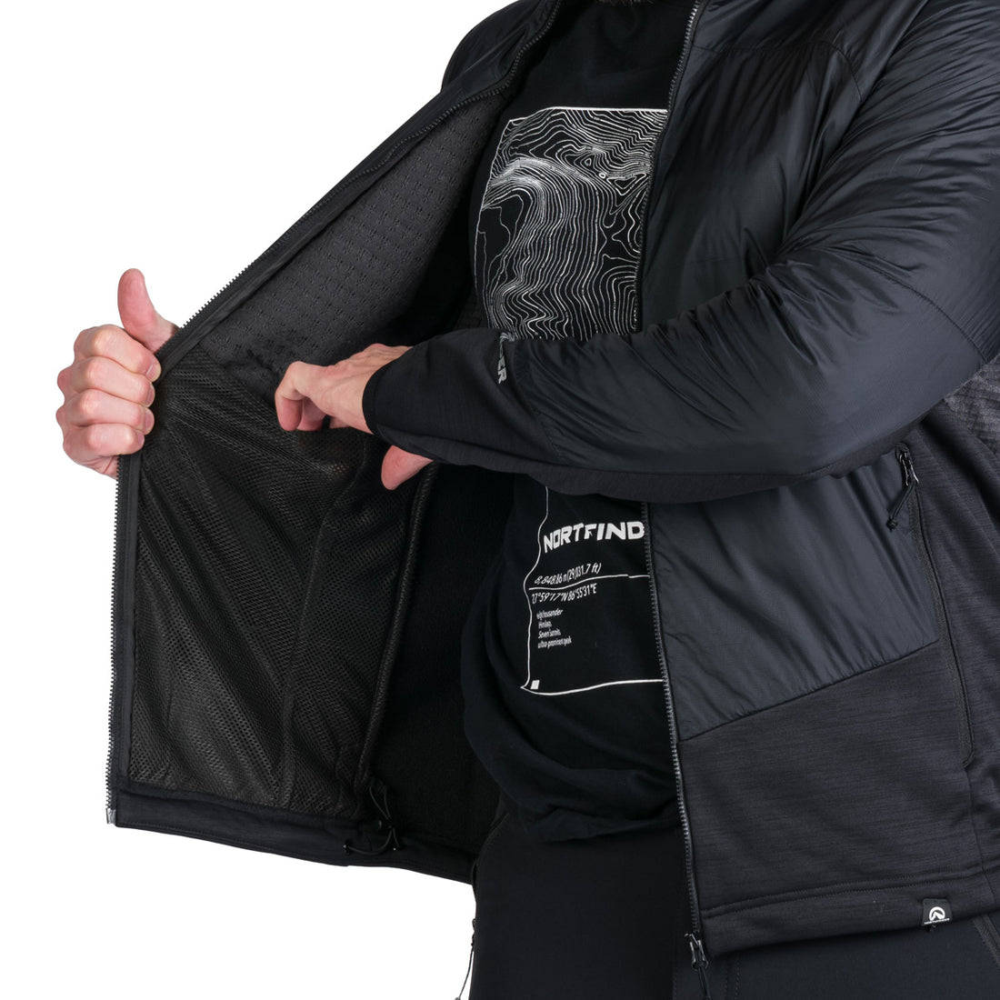 GIULIANO men's hybrid sweatshirt