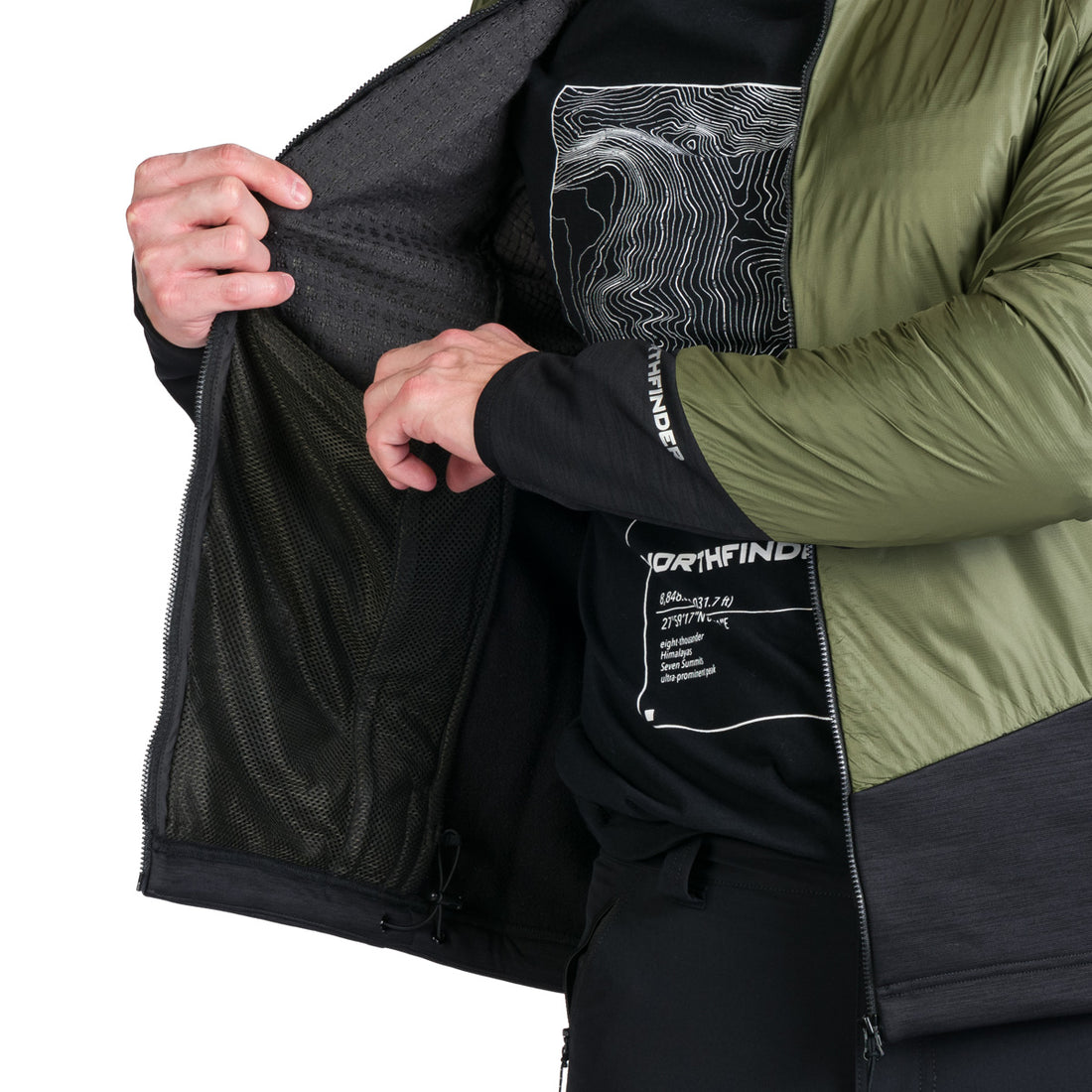 GIULIANO men's hybrid sweatshirt