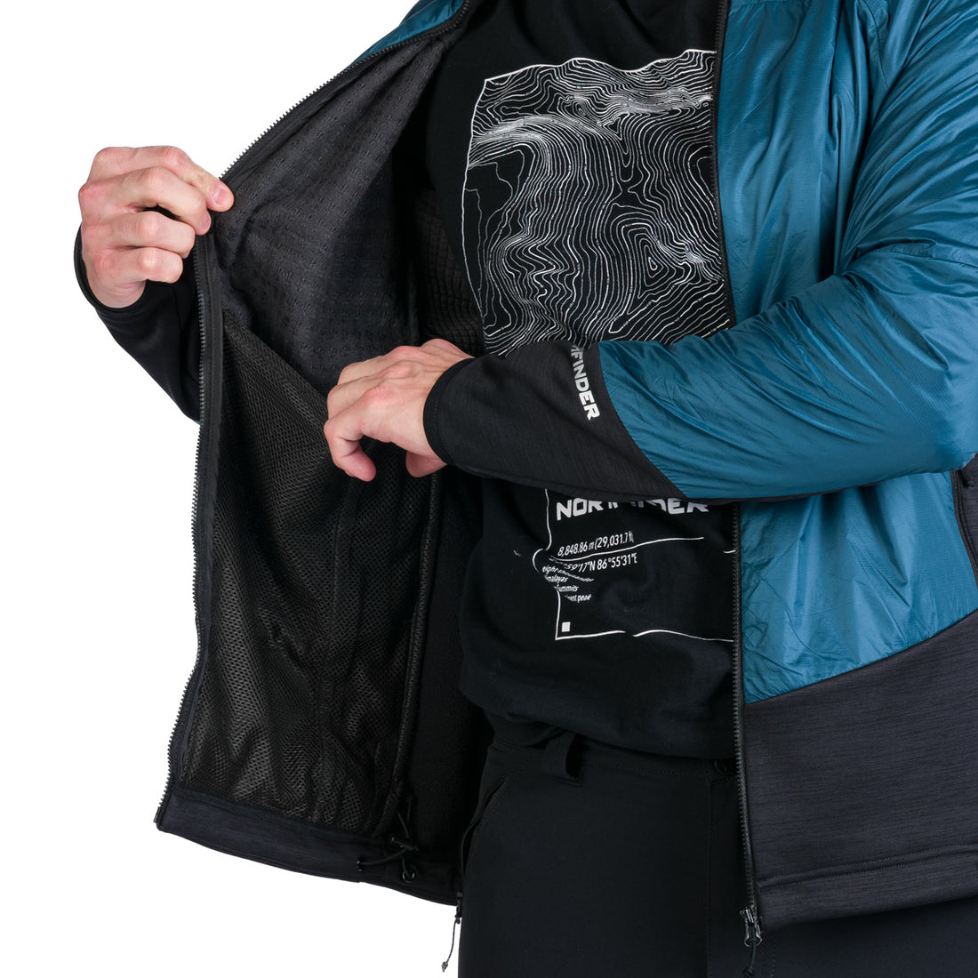 GIULIANO men's hybrid sweatshirt