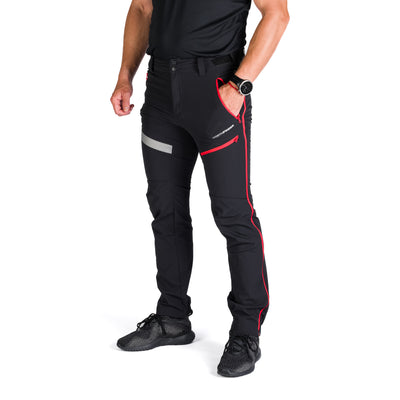 Hybrid full-zip men's softshell pants GANEK