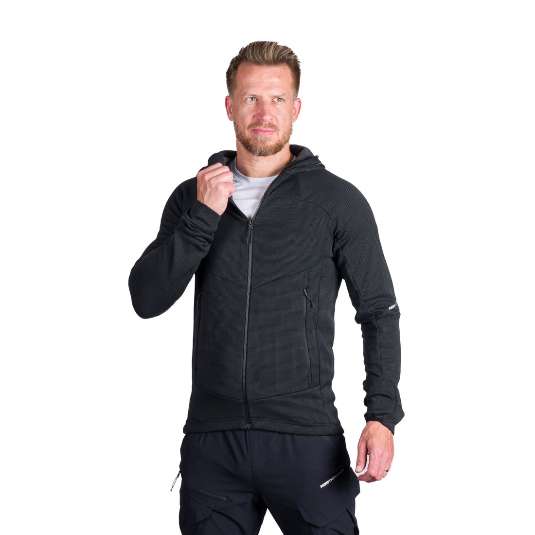 Men's active melange hoodie EGON