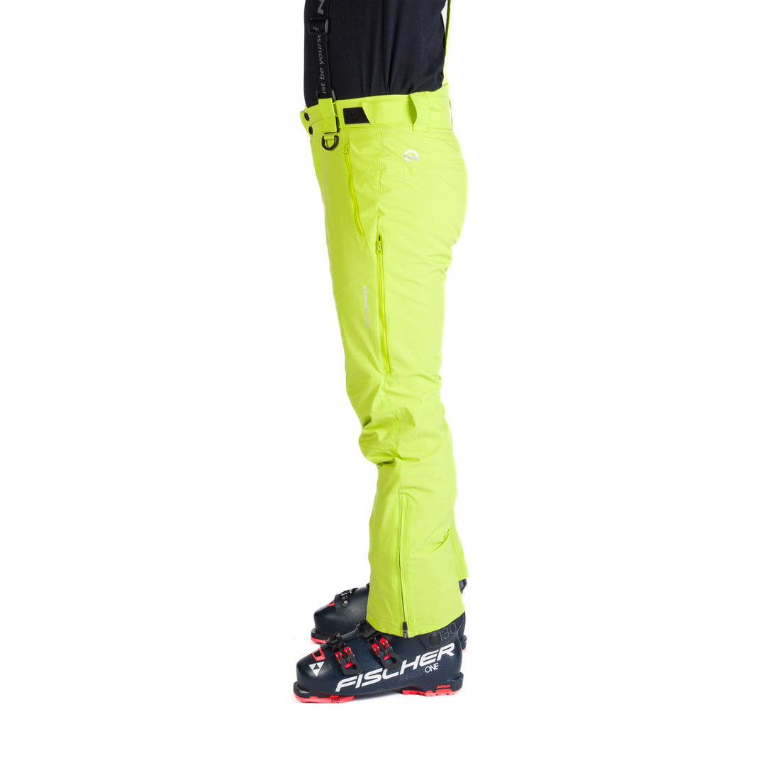 Men's comfortable ski pants regular cut with detachable straps WILFRED