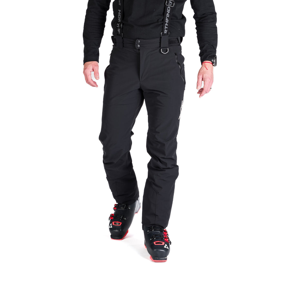 Men's elastic ski pants with full VITO equipment