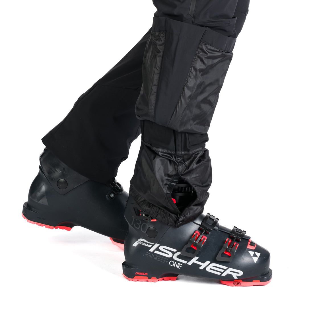 Men's elastic ski pants with full VITO equipment