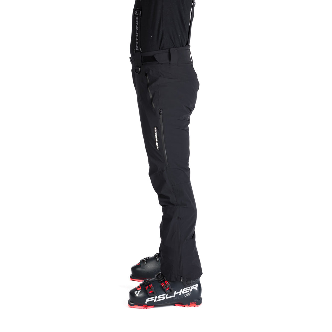 Men's elastic ski pants with full VITO equipment