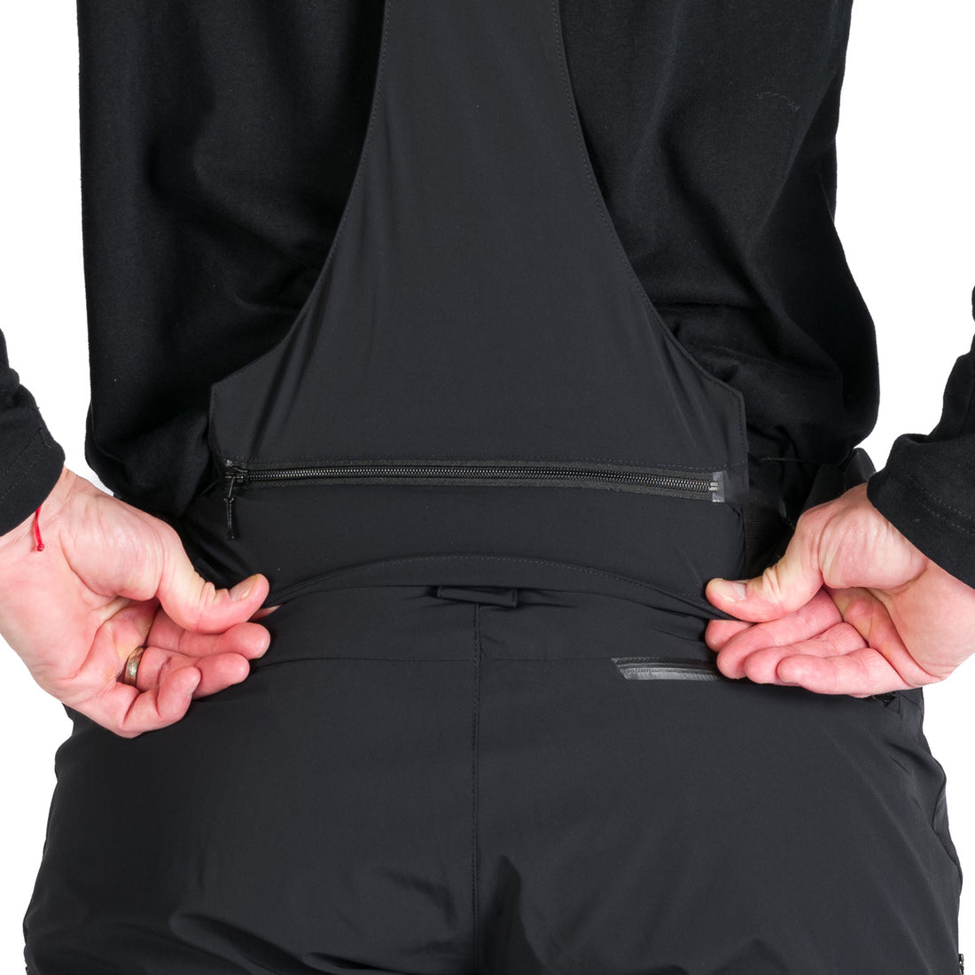 Men's elastic ski pants with full VITO equipment