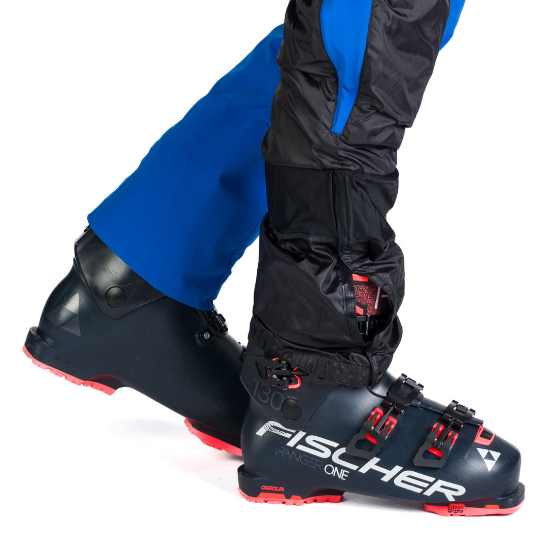 Men's elastic ski pants with full VITO equipment