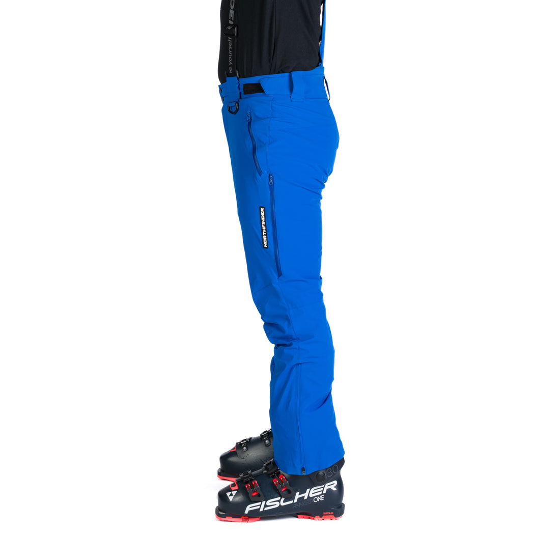 Men's elastic ski pants with full VITO equipment