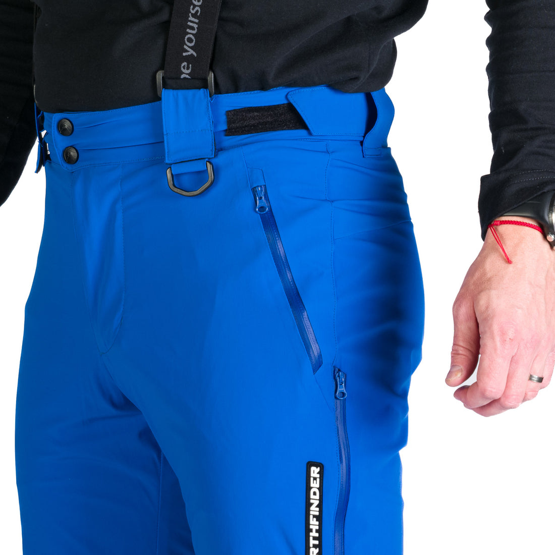 Men's elastic ski pants with full VITO equipment