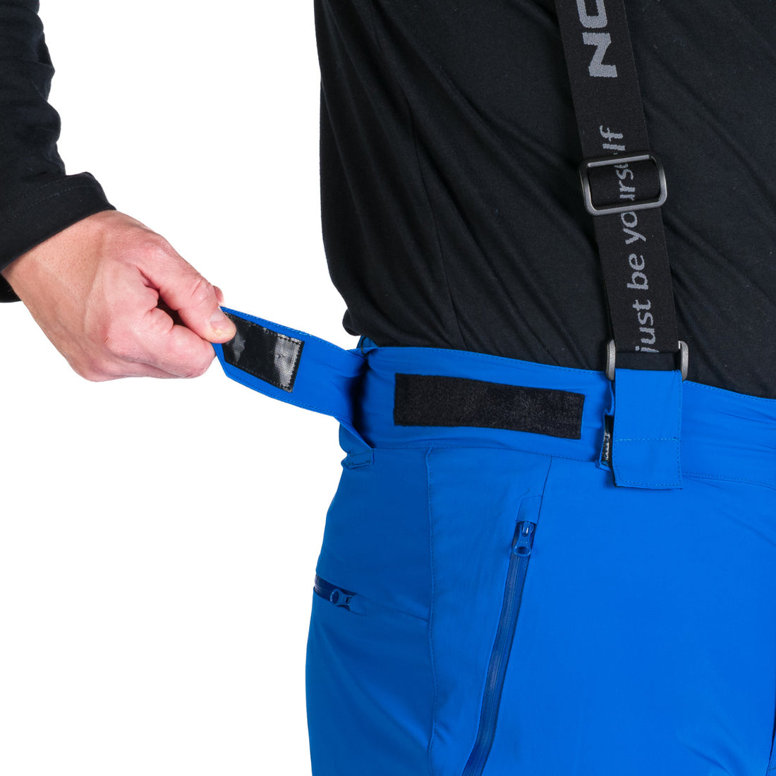 Men's elastic ski pants with full VITO equipment