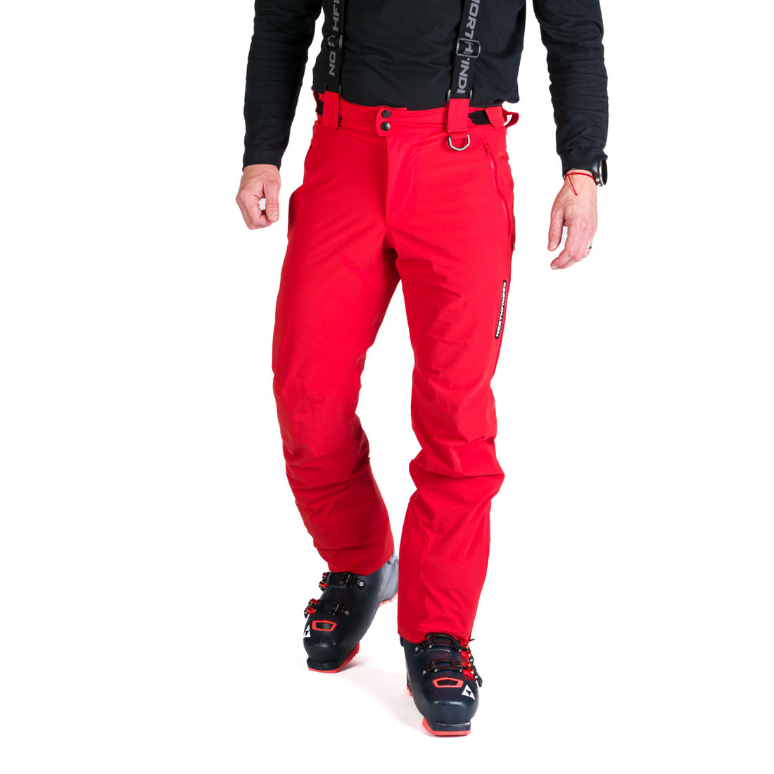 Men's elastic ski pants with full VITO equipment