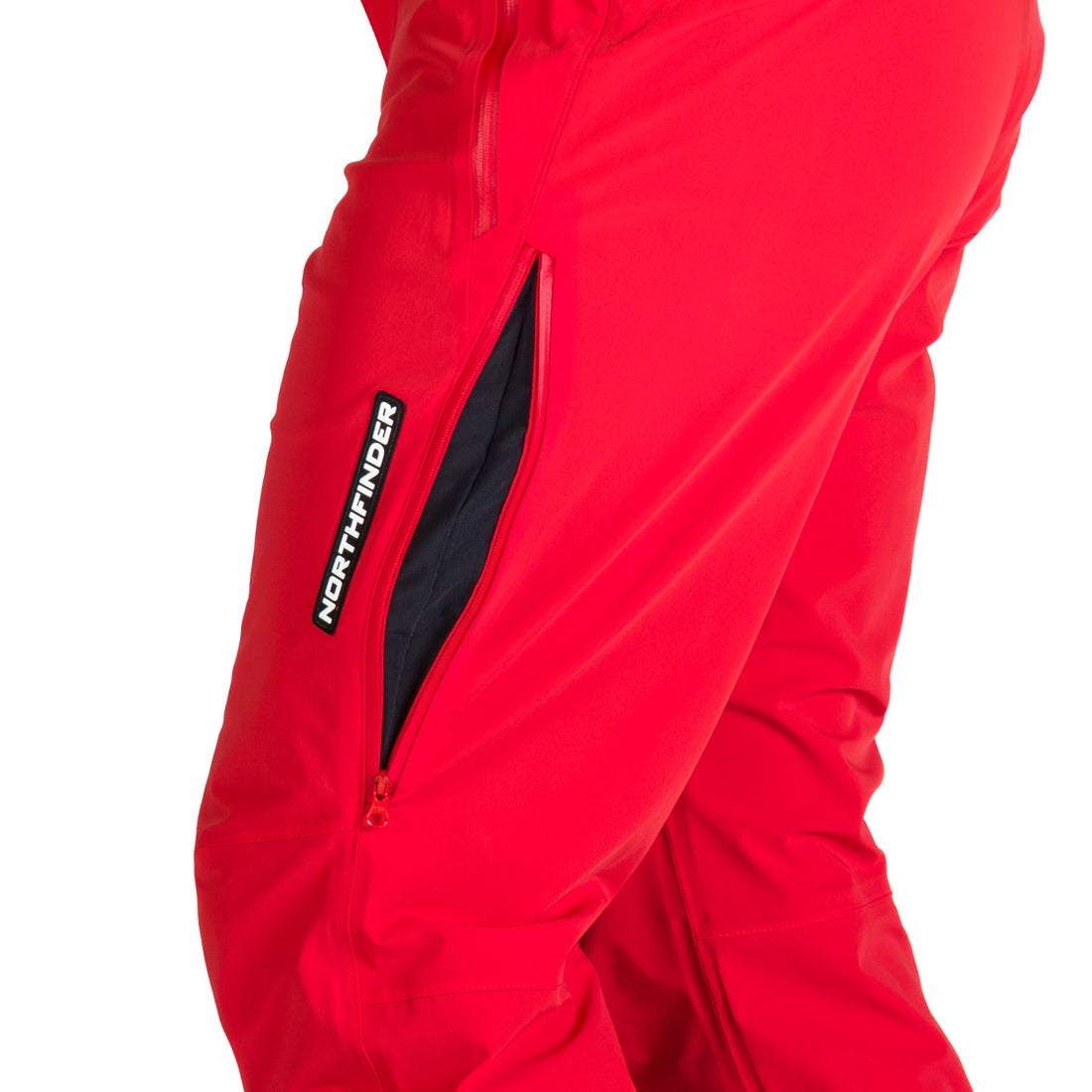 Men's elastic ski pants with full VITO equipment