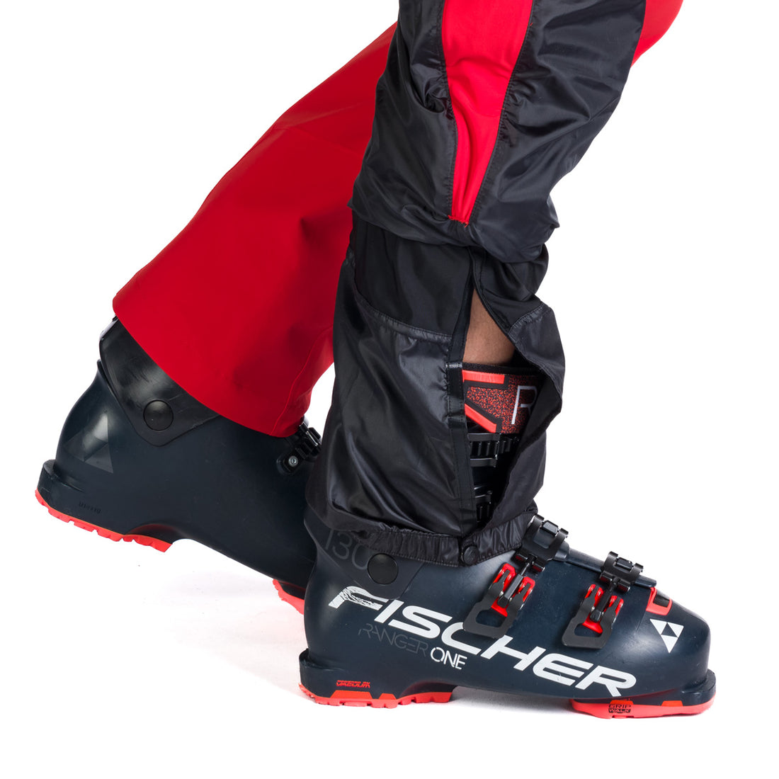 Men's elastic ski pants with full VITO equipment