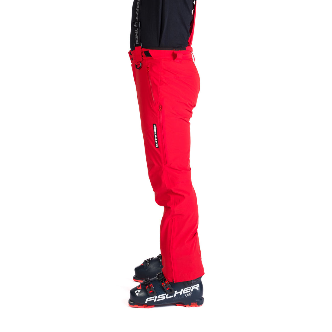 Men's elastic ski pants with full VITO equipment