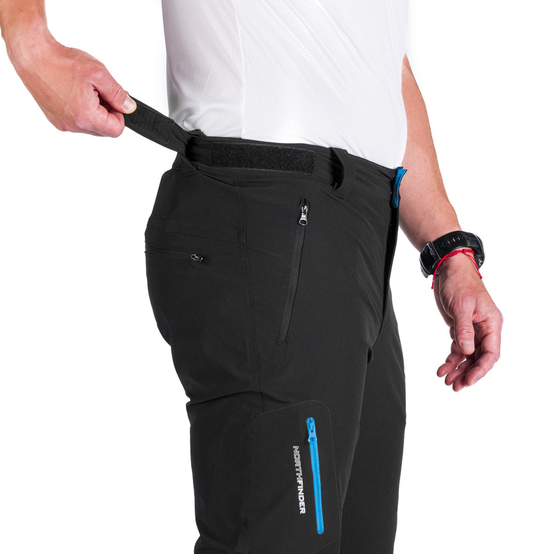 Men's hiking elastic pants breathable RUSS