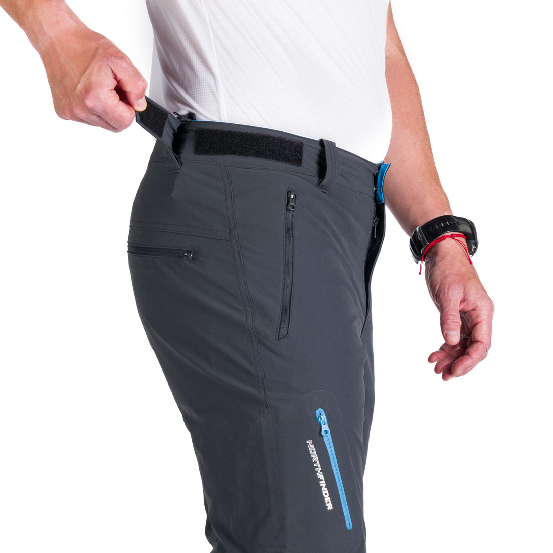 Men's hiking elastic pants breathable RUSS
