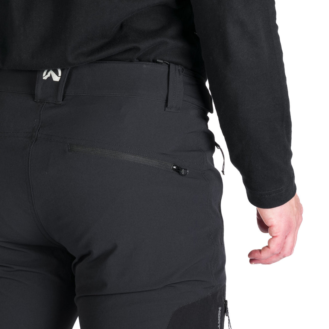 Men's hiking elastic trousers extended MASSIMILIANO - without stitching the bottom hems
