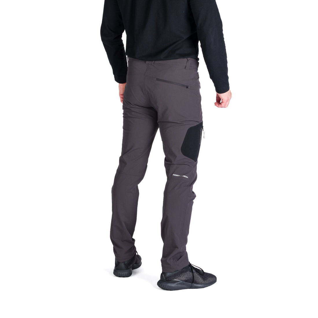 Men's hiking elastic trousers extended MASSIMILIANO - without stitching the bottom hems