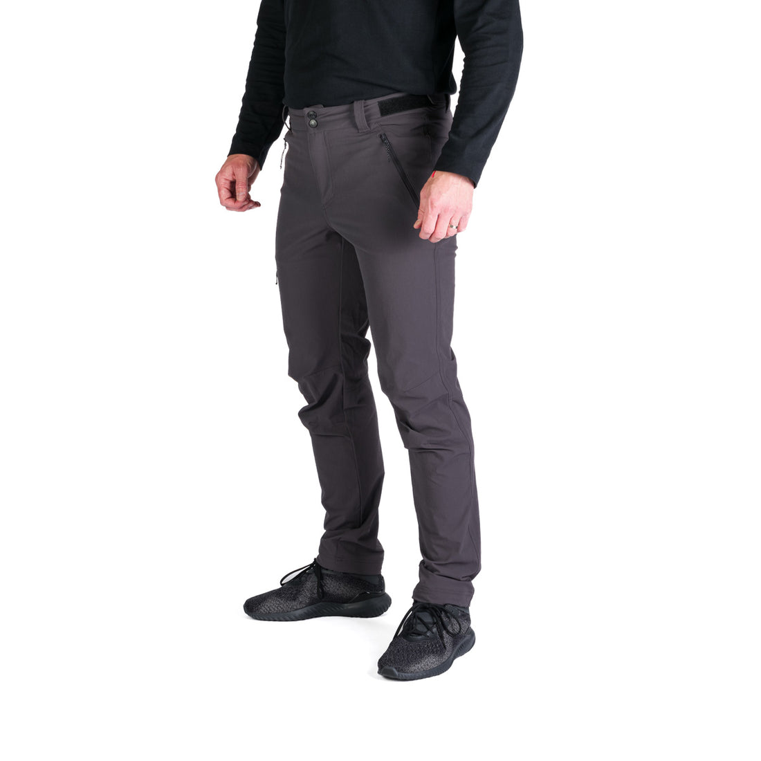 Men's hiking elastic trousers extended MASSIMILIANO - without stitching the bottom hems