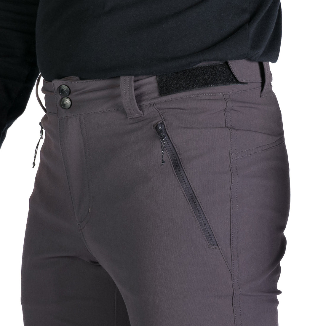 Men's hiking elastic trousers extended MASSIMILIANO - without stitching the bottom hems