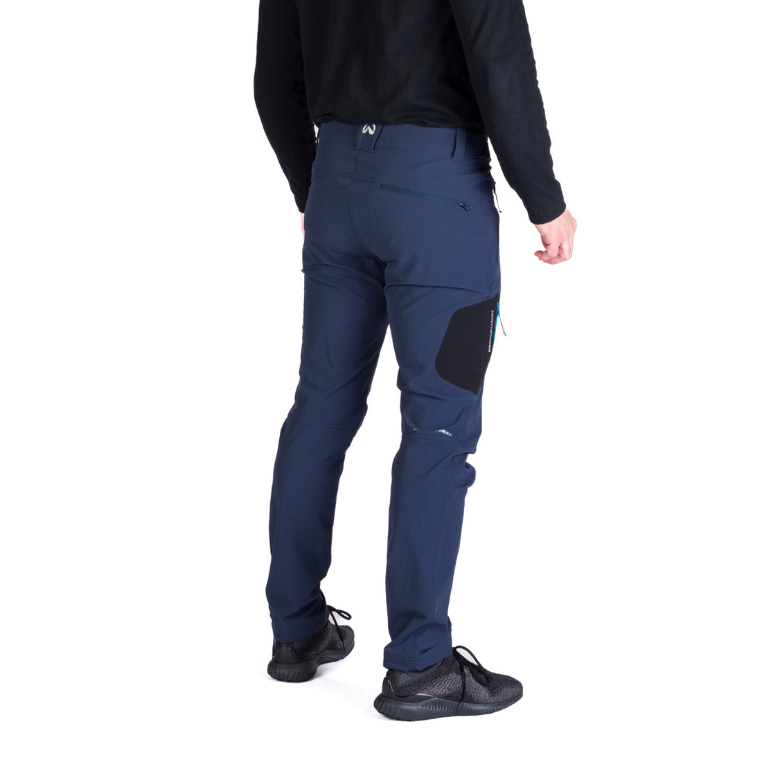 Men's hiking elastic trousers extended MASSIMILIANO - without stitching the bottom hems