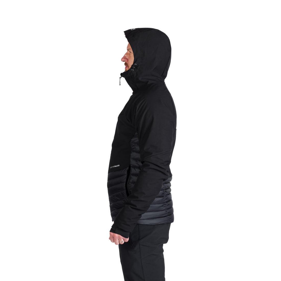 Men's hiking hybrid jacket with hood WATSON