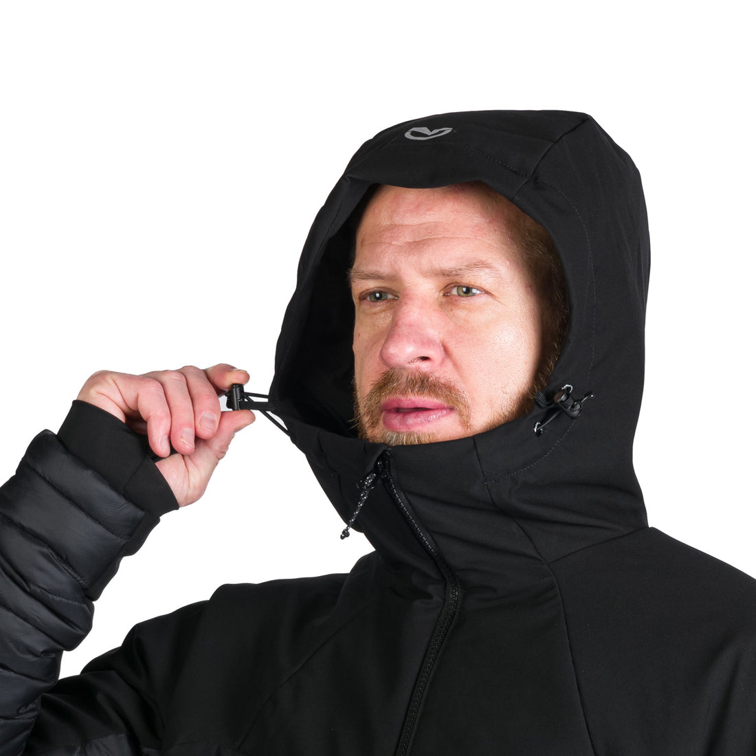 Men's hiking hybrid jacket with hood WATSON