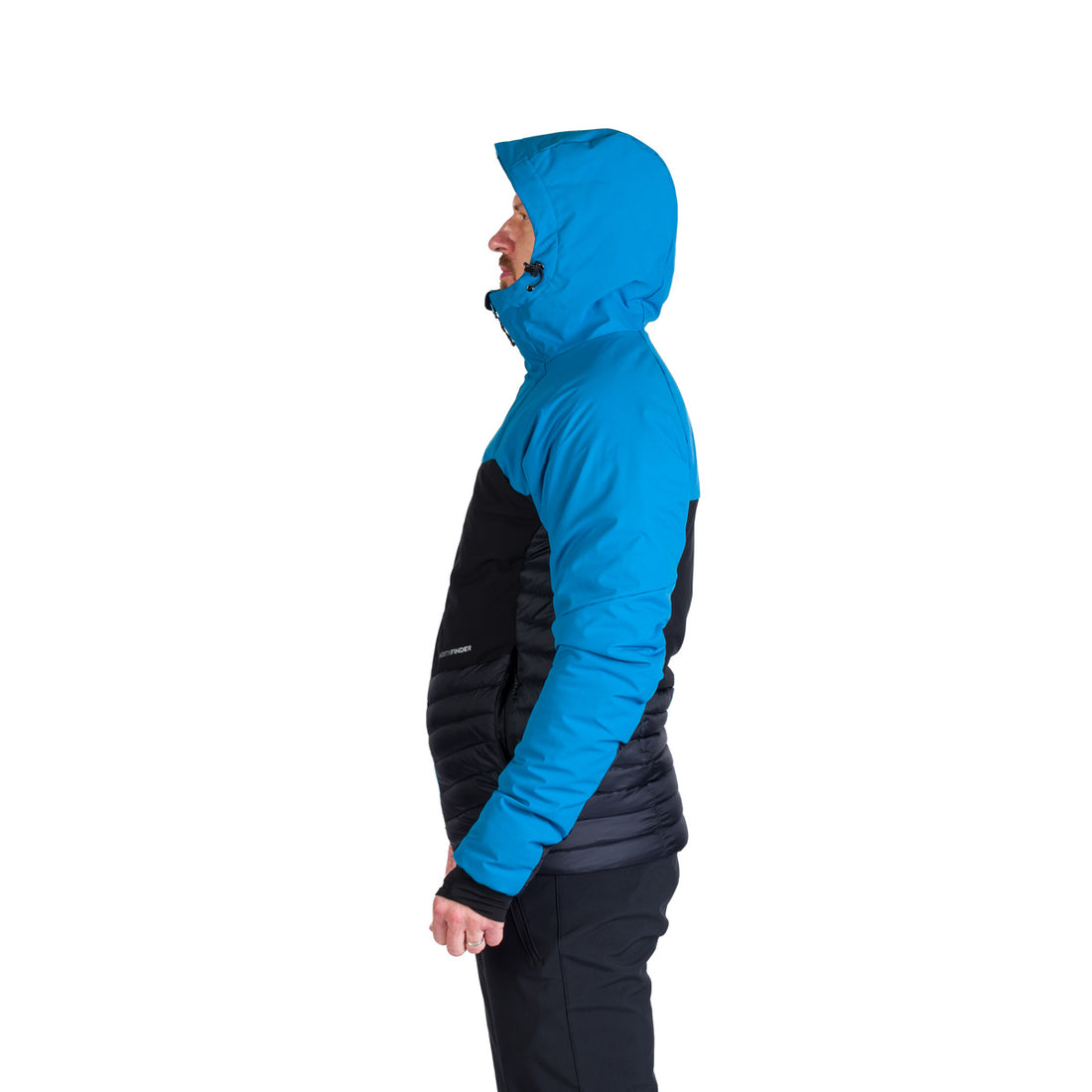 Men's hiking hybrid jacket with hood WATSON