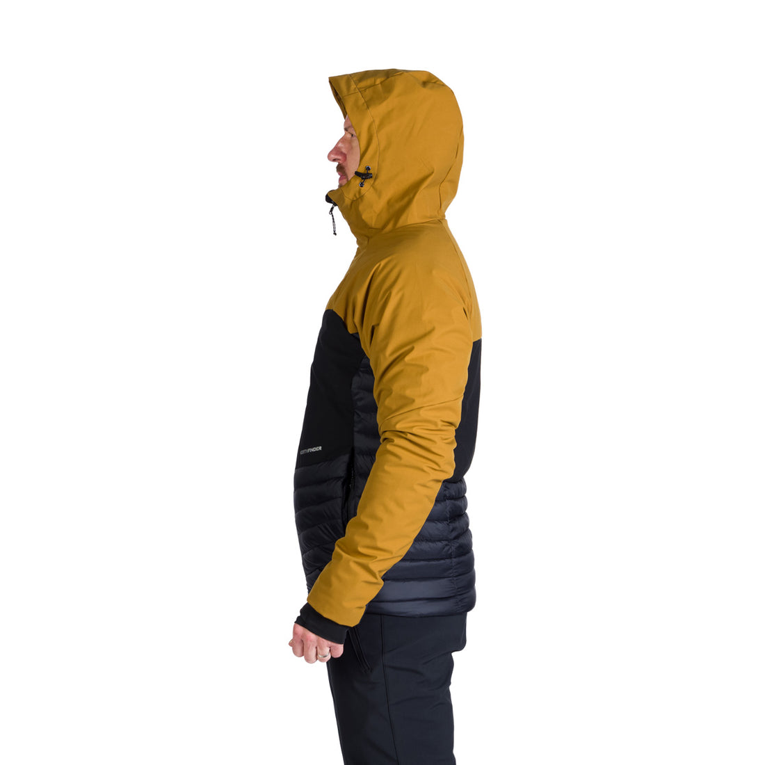 Men's hiking hybrid jacket with hood WATSON