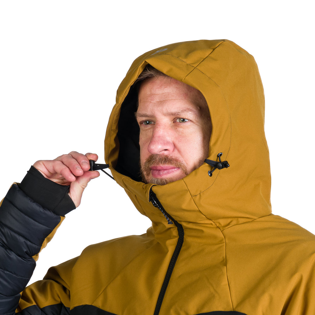Men's hiking hybrid jacket with hood WATSON
