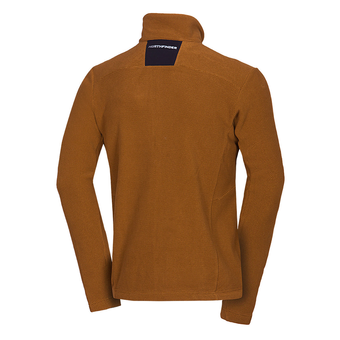 Men's hiking sweatshirt made of melange fleece LUDOVICO