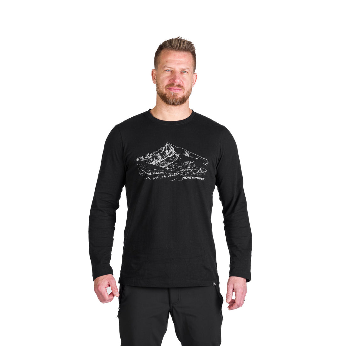 Men's hiking T-shirt made of organic cotton THORNTON