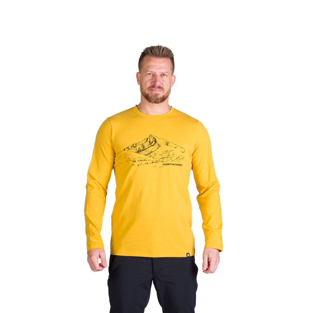 Men's hiking T-shirt made of organic cotton THORNTON